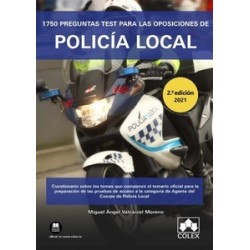 1750 preguntas test para las oposiciones de Policía Local