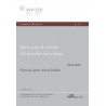 Bases para el estudio del Derecho del Trabajo