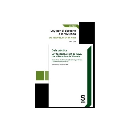 PACK: Guía práctica de la Ley por el Derecho a la Vivienda + Código legal
