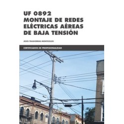 Montaje de redes eléctricas aéreas de baja tensión