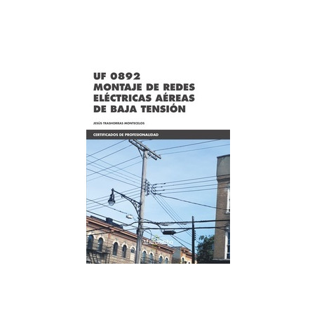 Montaje de redes eléctricas aéreas de baja tensión