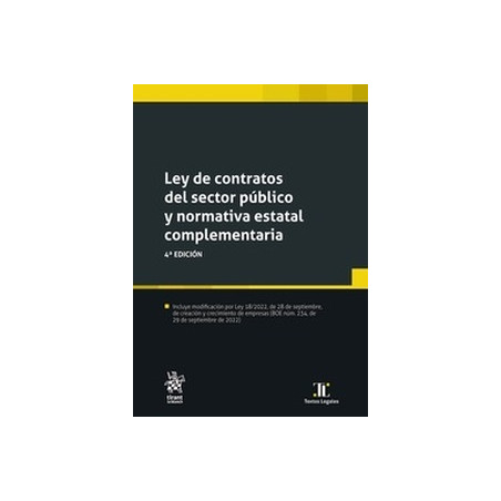 Ley de contratos del sector público y normativa estatal complementaria