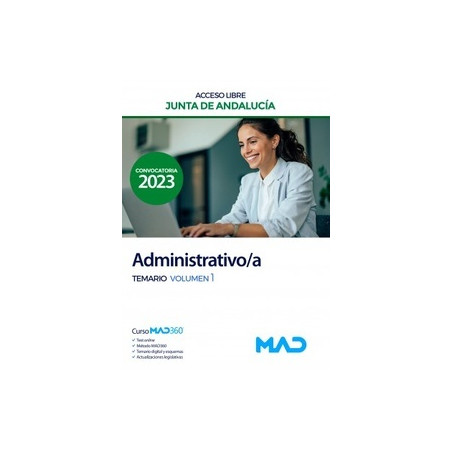 Administrativo/a (acceso libre) Junta de Andalucía. Temario. Volumen 1