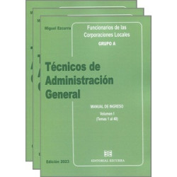 Técnicos de Administración General. Funcionarios de las Corporaciones Locales. Grupo A. Manual de...