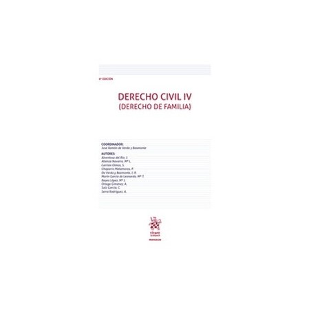 Derecho Civil IV. Derecho de familia 2023 (Papel + Ebook)