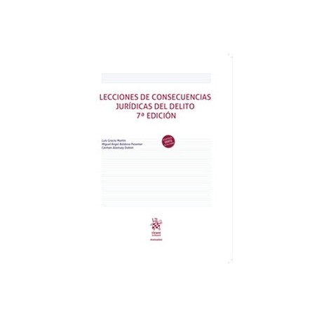 Lecciones de Consecuencias Jurídicas del Delito 2023 (Papel + Ebook)