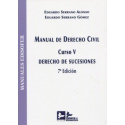 Manual de Derecho Civil. Curso V. Derecho de Sucesiones