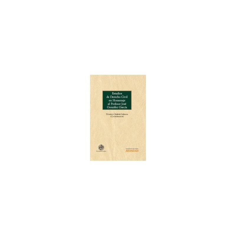 Estudios de Derecho Civil en Homenaje al Profesor José González García