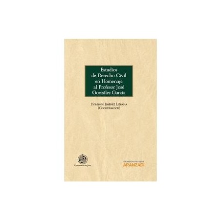 Estudios de Derecho Civil en Homenaje al Profesor José González García