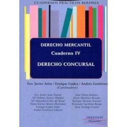 Cuadernos Prácticos Bolonia. Derecho Mercantil. Cuaderno  4 "Derecho Concursal"