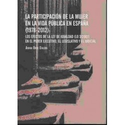 La Participación de la Mujer en la Vida Pública en España (1978-2012)