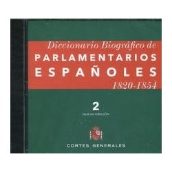Dvd Diccionario Biográfico de los Parlamentarios Españoles 1820-1854