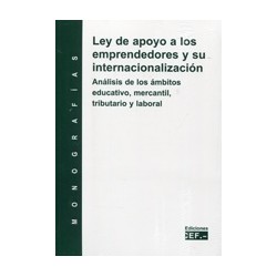 Ley de Apoyo a los Emprendedores y su Internacionalización "Análisis de los Ámbitos Educativo,...