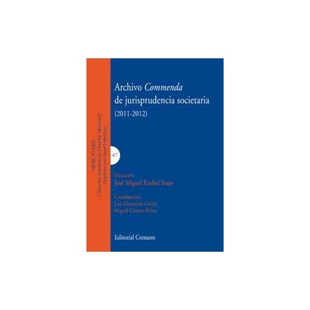 Archivo Commenda de Jurisprudencia Societaria (2011-2012)