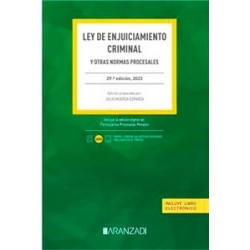 LEY ENJUICIAMIENTO CRIMINAL Y OTRAS NORMAS PROCESALES 2023 "(Papel + Ebook)"