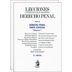 Lecciones y materiales para el estudio del Derecho Penal. Tomo III "2 TOMOS. Derecho Penal Parte...
