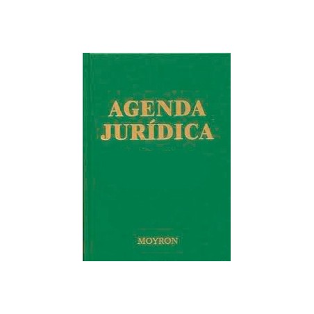 Agenda jurídica Moyron 2024. Verde