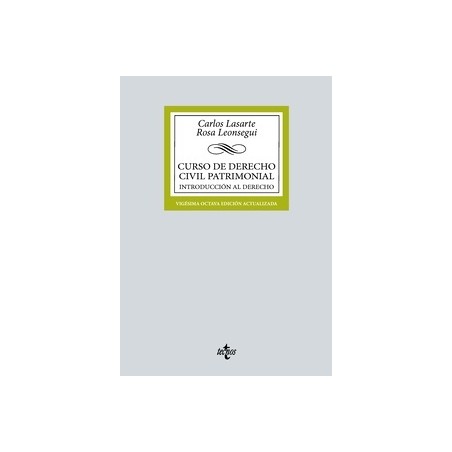 Curso de Derecho Civil patrimonial "Introducción al Derecho. Edición 2023"