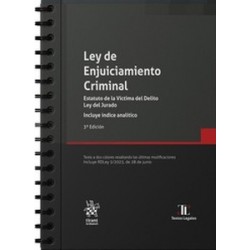 Ley de Enjuiciamiento Criminal Con Anillas. Edición 2023 "Estatuto de la Víctima de Delito. Ley...