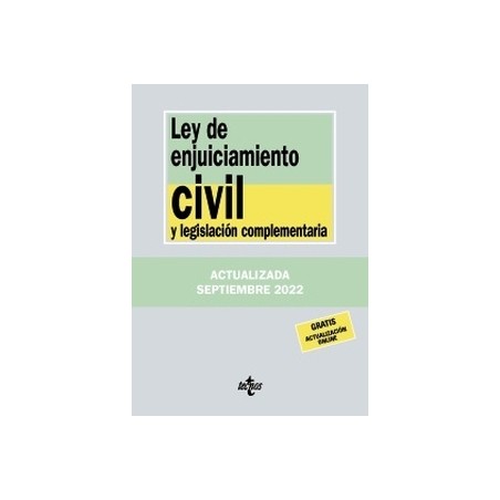 Ley de Enjuiciamiento Civil y Legislación Complementaria 2022 "Gratis Actualización On Line"