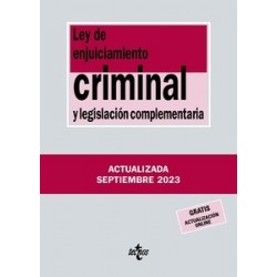 Ley de Enjuiciamiento Criminal y legislación complementaria "Edición 2023. Gratis Actualización...