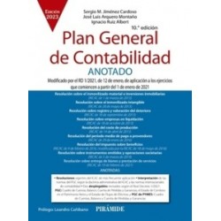 Plan General de Contabilidad anotado "Modificado por el RD 1/2021, de 12 de enero, de aplicación...