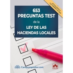 653 preguntas test de la Ley de las Haciendas Locales