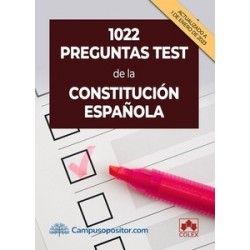 1022 preguntas test de la Constitución Española