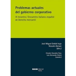 Problemas actuales del gobierno corporativo "IX Incontro/Encuentro italiano-español de Derecho...