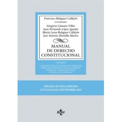 Manual de Derecho Constitucional Vol.1 "Constitución y Fuentes del Derecho. Derecho...