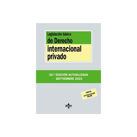 Legislación básica de Derecho Internacional privado "Edición 2023. Gratis Actualización  On Line"