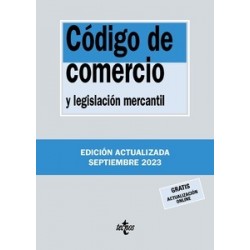 Código de Comercio y Legislación Complementaria "Edición 2023. Gratis Actualización On Line"