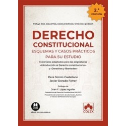 DERECHO CONSTITUCIONAL. ESQUEMAS Y CASOS PRÁCTICOS PARA SU ESTUDIO "Materiales adaptados para las...