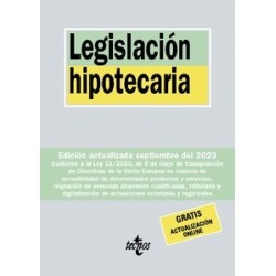 Legislación hipotecaria "Edición 2023. Gratis Actualización  On Line"