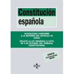 Constitución Española. Edición 2024 "Actualizada conforme a la reforma del artículo 49. Incluye...