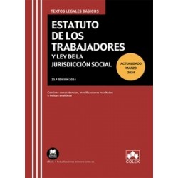 Estatuto de los Trabajadores y Ley de la Jurisdicción Social 2024 (Papel + Ebook) "Contiene...