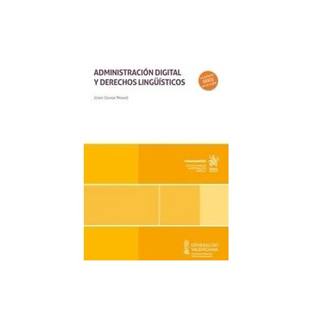 Administración digital y derechos lingüísticos (Papel + Ebook)