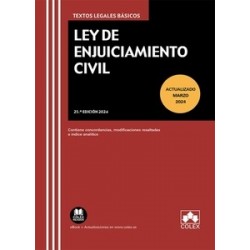 Ley de Enjuiciamiento Civil 2024 (Papel + Ebook) "Con el Real Decreto Ley 6/2023, de 19 de...
