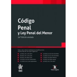 Código Penal y Ley Penal del Menor 34ª Edición anotada 2023 (Papel + Ebook)