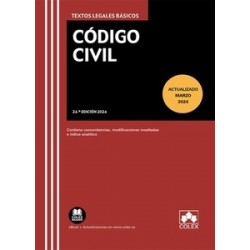 Código Civil 2024 (Papel + Ebook) "Texto legal básico con concordancias, modificaciones...