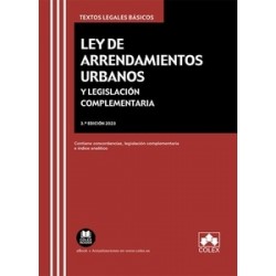 Ley de arrendamientos urbanos y legislación complementaria "3ª Edición 2023 (Papel + Ebook)"