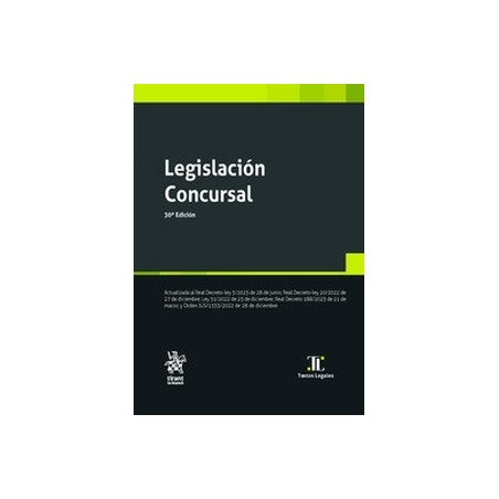 Legislación Concursal "30ª Edición 2023 (Papel + Ebook)"