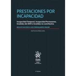 Prestaciones por incapacidad. Incapacidad Temporal, Incapacidad Permanente "Invalidez del SOVI e...