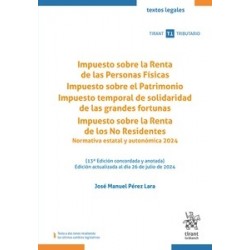 Impuesto sobre la Renta de las Personas Físicas, Impuesto sobre el Patrimonio, Impuesto temporal...