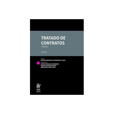 Tratados de Contratos. 5 Tomos.  4ª Edición 2024