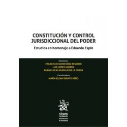 Constitución y control jurisdiccional del poder. Estudios en homenaje a Eduardo Epín