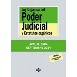 Ley Orgánica del Poder Judicial y Estatutos orgánicos 2024 "Gratis Actualización On Line"