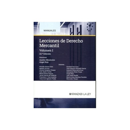 Lecciones de Derecho Mercantil. Volumen I