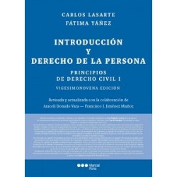 Principios de Derecho civil Tomo 1 "Introducción y Derecho de la persona 2024"