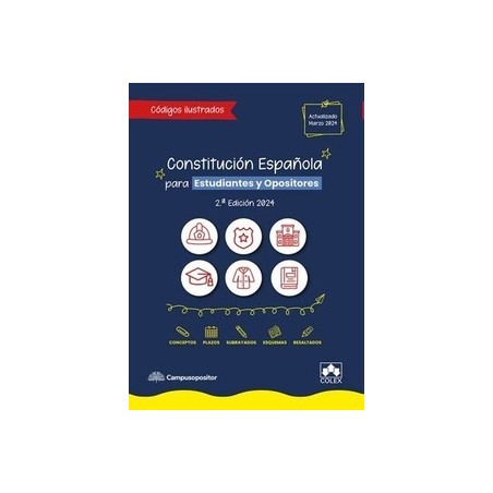 Constitución Española para estudiantes y opositores